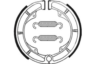 Mâchoires de frein TECNIUM Street/Quad organique - BA018