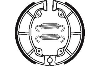 Mâchoires de frein TECNIUM Street/Quad organique - BA038