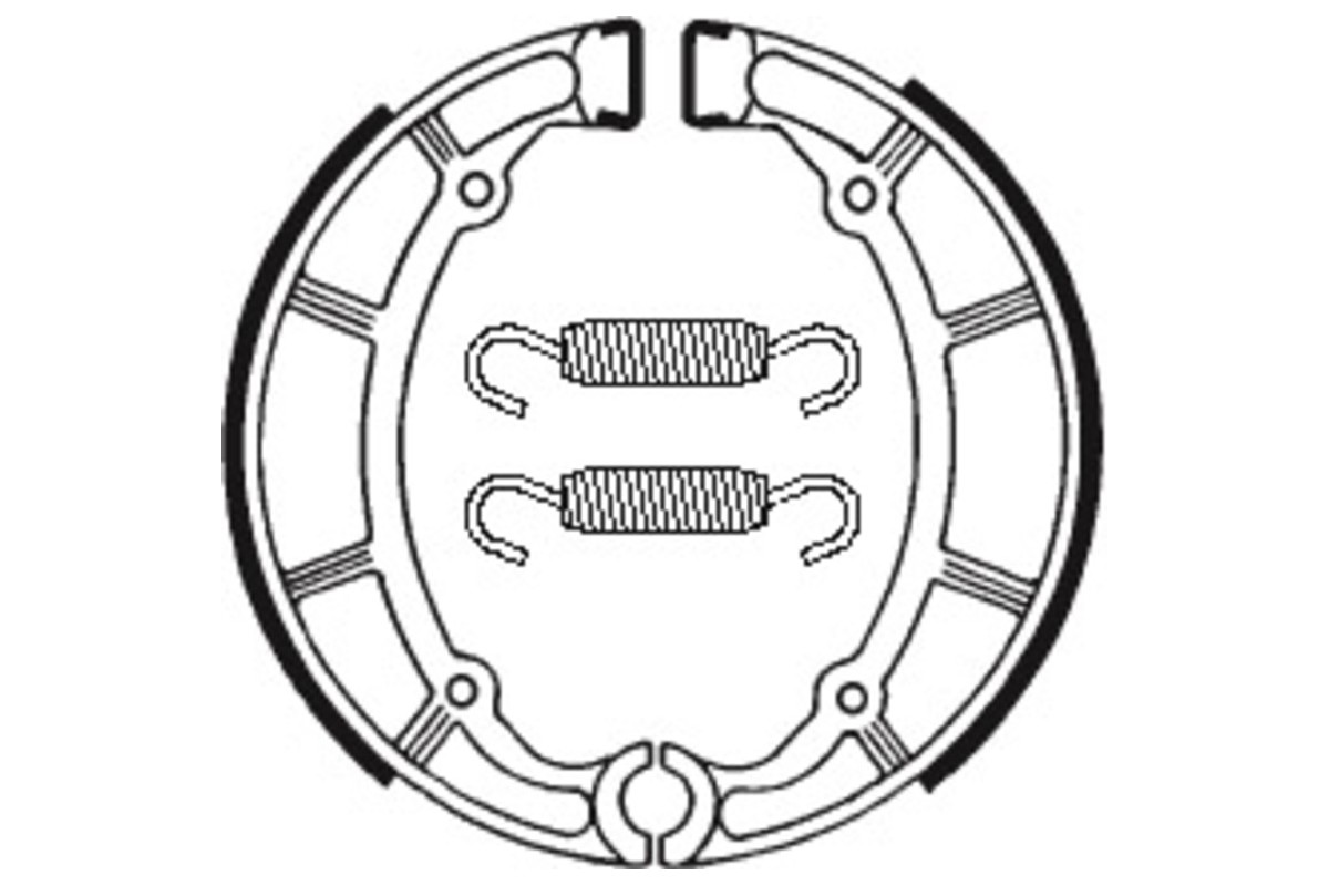 Mâchoires de frein TECNIUM Street organique - BA065