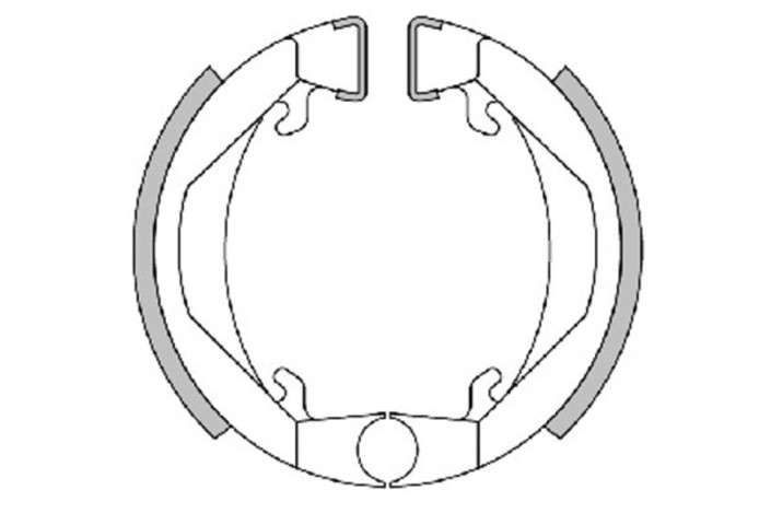 Mâchoires de frein POLINI For Race 80x18 avec ressorts