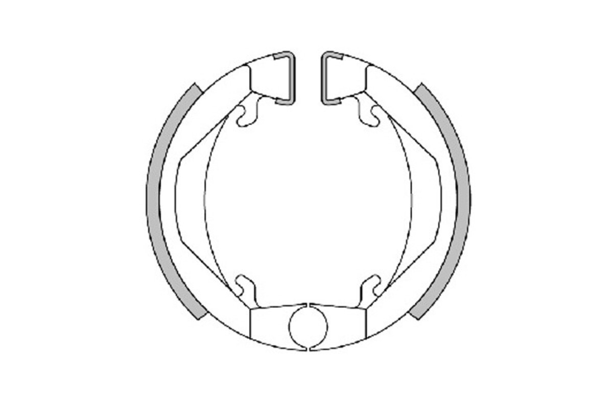 Mâchoires de frein POLINI For Race 80x18 avec ressorts