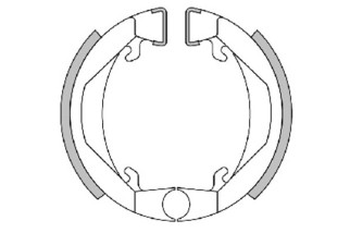 Mâchoires de frein POLINI For Race 80x18 avec ressorts