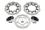 Kit disque de frein Oversize NG BRAKES pétale flottant - T-Max 530 Axial