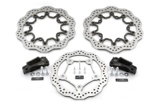 Kit disque de frein Oversize NG BRAKES pétale flottant - T-Max 530 Axial