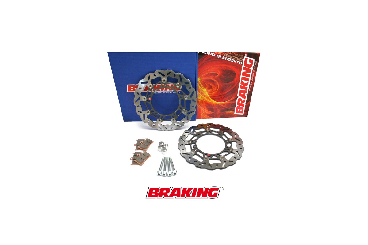 Kit Disque de frein Oversize BRAKING Wave flottant - 300 OKWK10