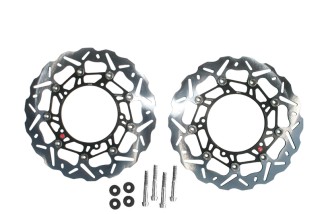 Kit Disque de frein Oversize BRAKING SK2 Racing Wave flottant - 320 OKWK07