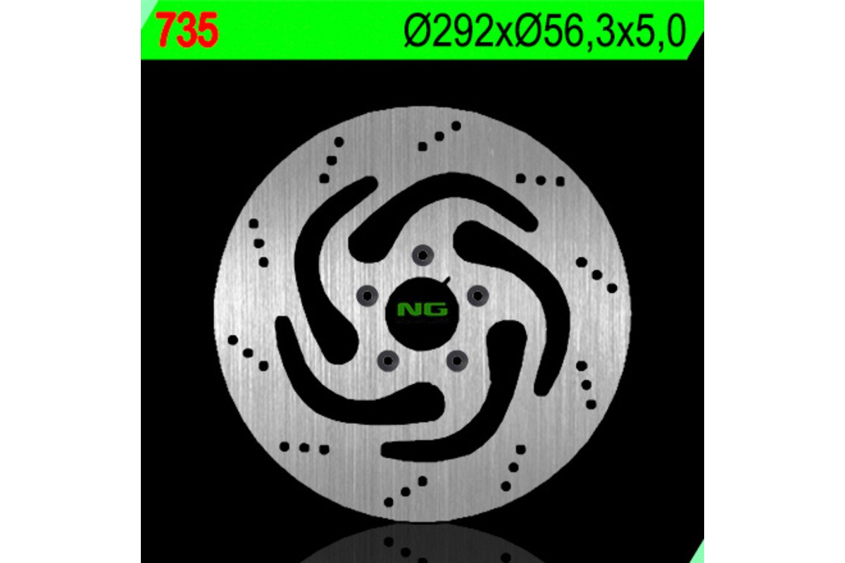 Disque de frein NG BRAKES rond fixe