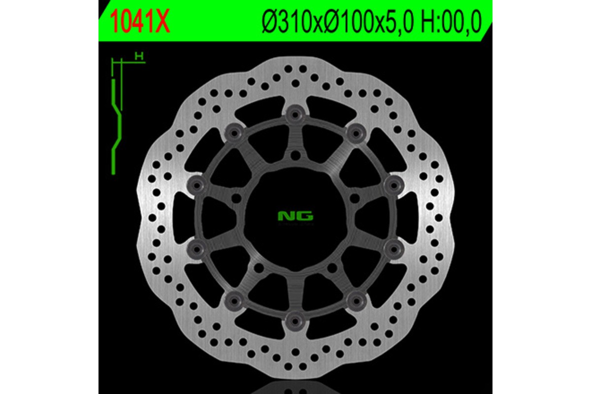 Disque de frein NG BRAKES pétale flottant