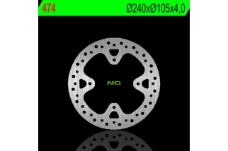 Disque de frein NG BRAKES rond fixe