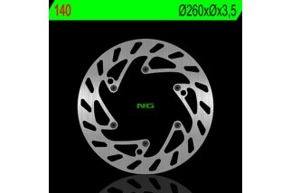 Disque de frein NG BRAKES rond fixe