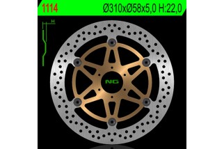 Disque de frein NG BRAKES rond flottant