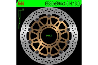 Disque de frein NG BRAKES rond flottant