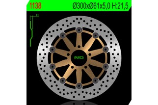Disque de frein NG BRAKES rond flottant