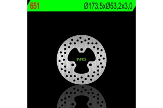 Disque de frein NG BRAKES rond fixe