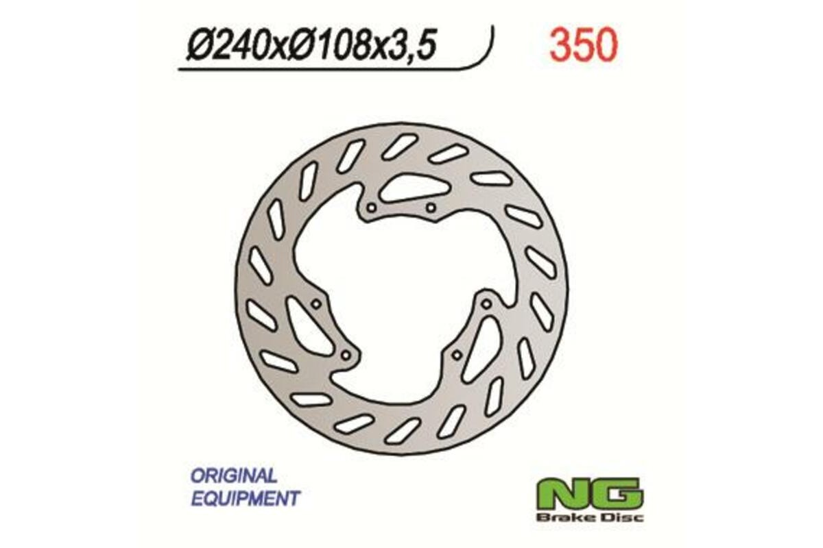 Disque de frein NG BRAKES rond fixe