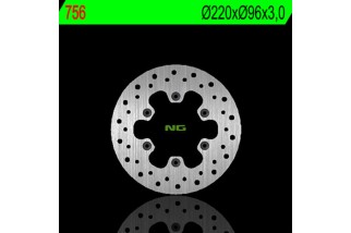 Disque de frein NG BRAKES rond fixe