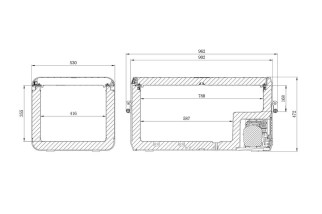 Réfrigérateur/congélateur Dometic CFX3 100