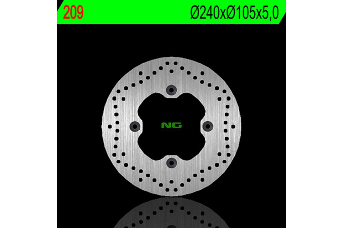 Disque de frein NG BRAKES rond fixe