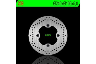 Disque de frein NG BRAKES rond fixe