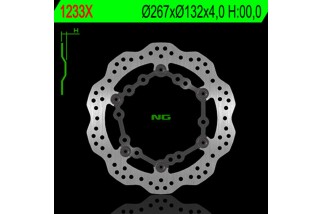 Disque de frein NG BRAKES pétale flottant