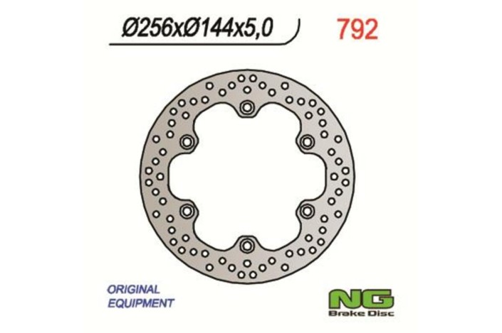Disque de frein NG BRAKES rond fixe