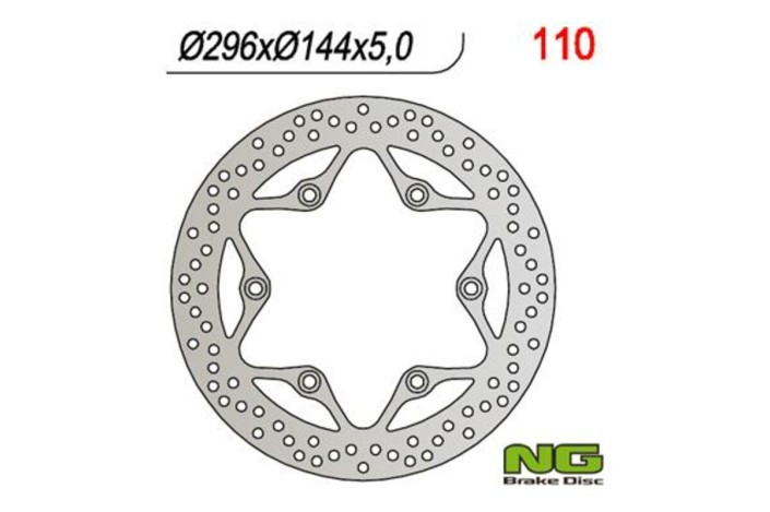 Disque de frein NG BRAKES rond fixe