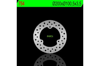 Disque de frein NG BRAKES rond fixe
