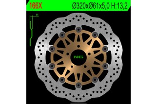 Disque de frein NG BRAKES pétale flottant