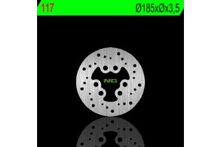 Disque de frein NG BRAKES rond fixe