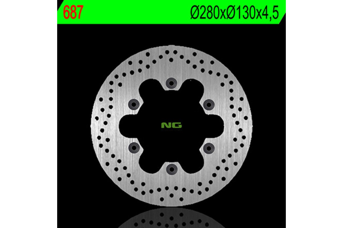 Disque de frein NG BRAKES rond fixe