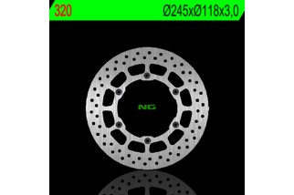Disque de frein NG BRAKES rond fixe