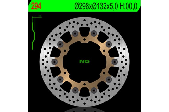 Disque de frein NG BRAKES rond flottant