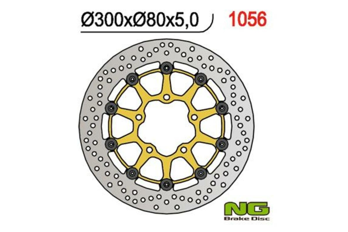 Disque de frein NG BRAKES rond flottant