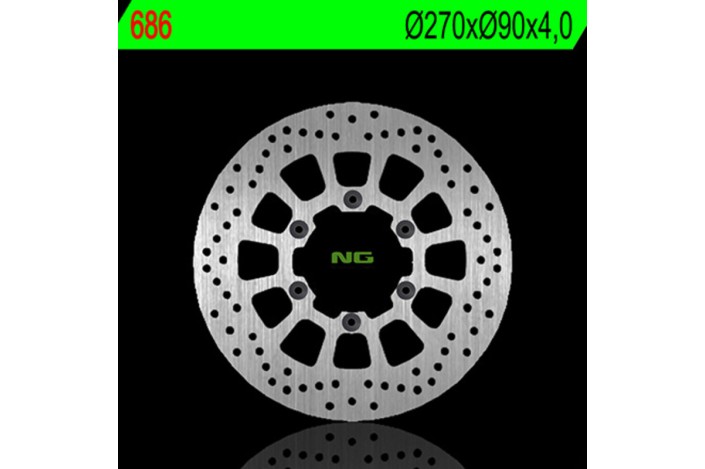 Disque de frein NG BRAKES rond fixe