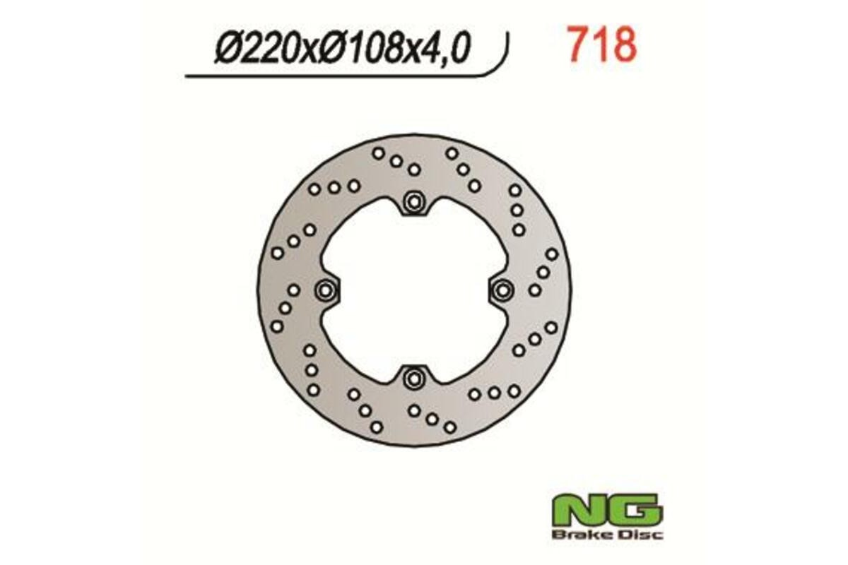 Disque de frein NG BRAKES rond fixe