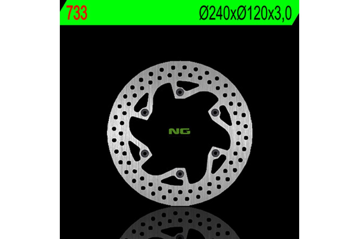 Disque de frein NG BRAKES rond fixe