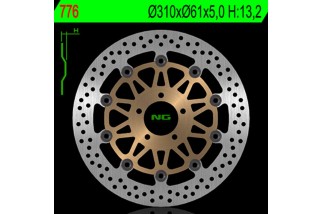Disque de frein NG BRAKES rond flottant