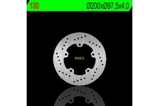 Disque de frein NG BRAKES rond fixe