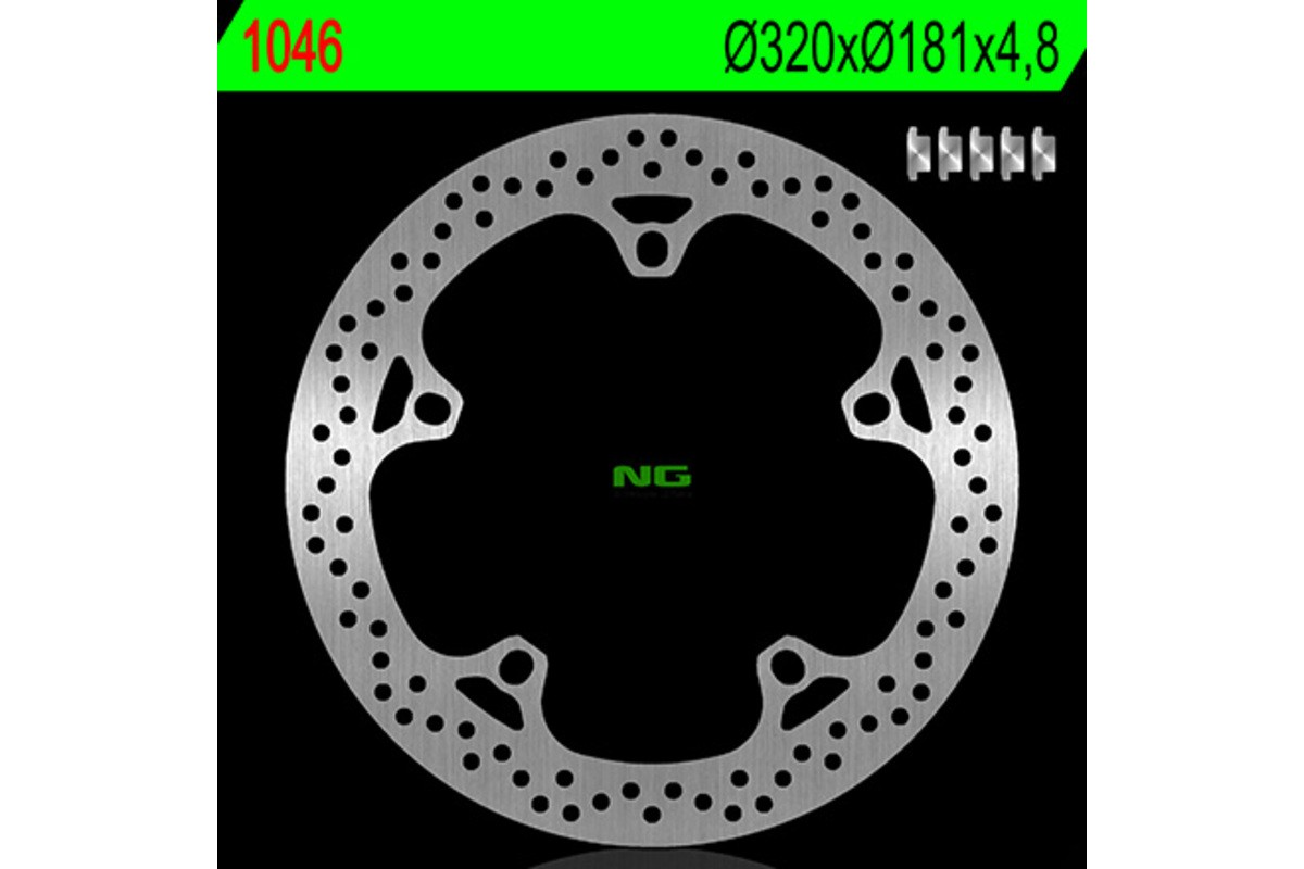 Disque de frein NG BRAKES rond fixe