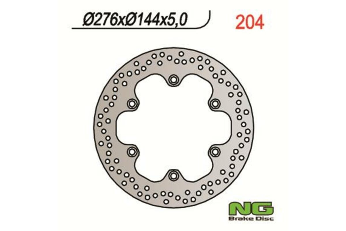 Disque de frein NG BRAKES rond fixe