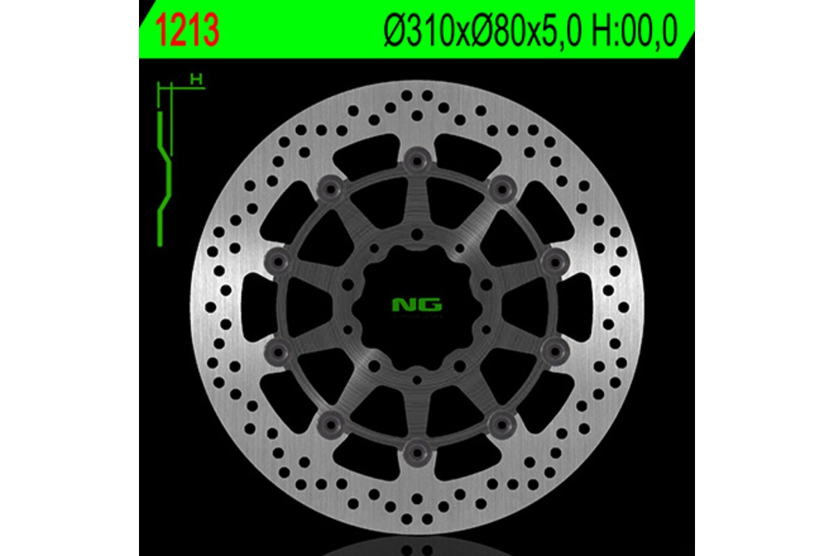 Disque de frein NG BRAKES rond flottant