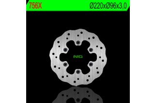 Disque de frein NG BRAKES pétale fixe