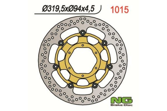 Disque de frein NG BRAKES rond flottant