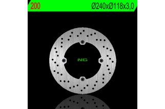 Disque de frein NG BRAKES rond fixe