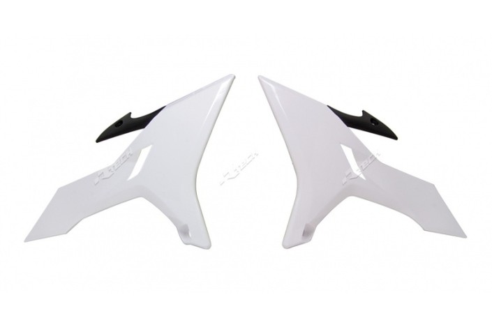 Ouïes de radiateur RACETECH Revolution blanc Yamaha YZ125/250