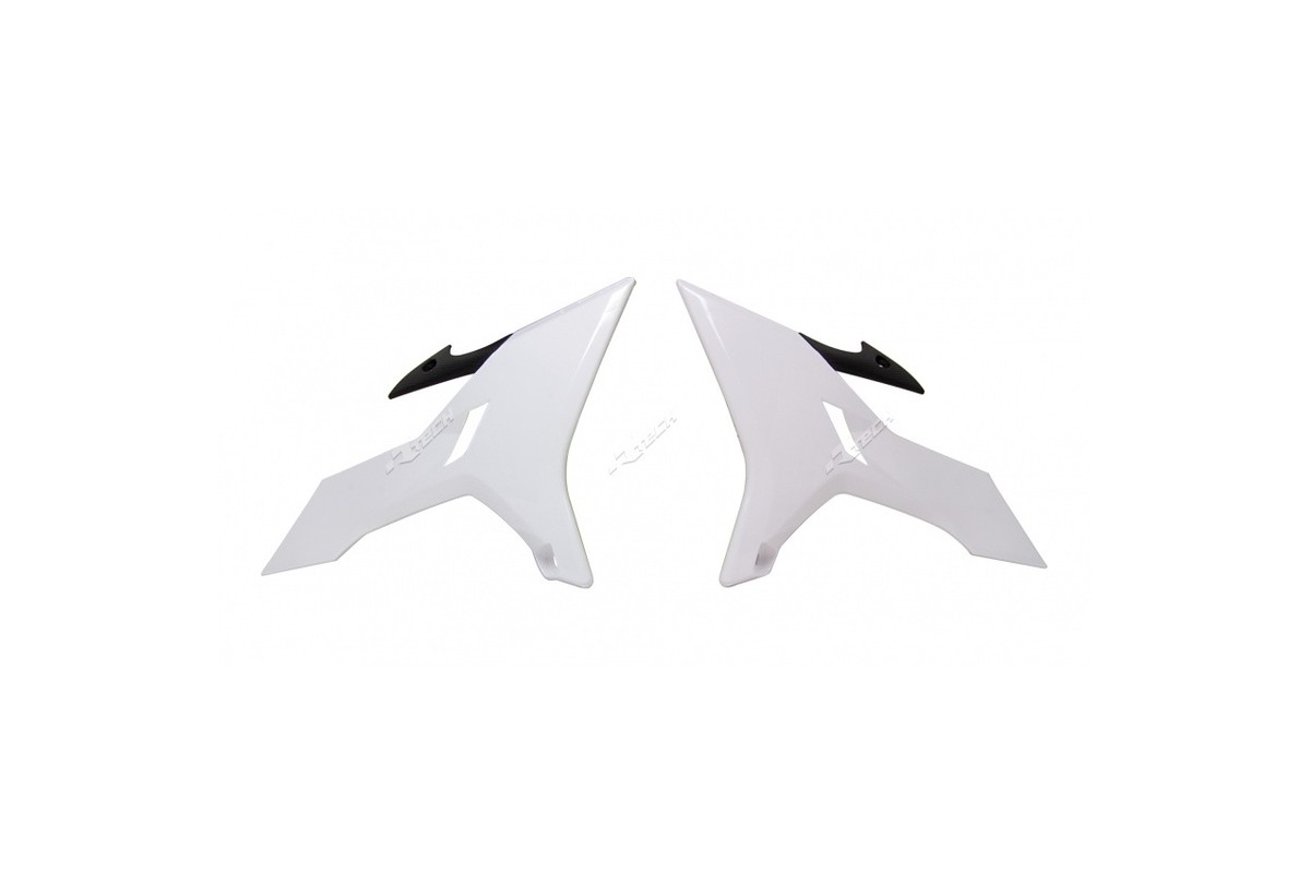 Ouïes de radiateur RACETECH Revolution blanc Yamaha YZ125/250
