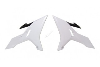 Ouïes de radiateur RACETECH Revolution blanc Yamaha YZ125/250