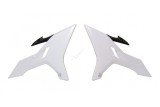 Ouïes de radiateur RACETECH Revolution blanc Yamaha YZ125/250