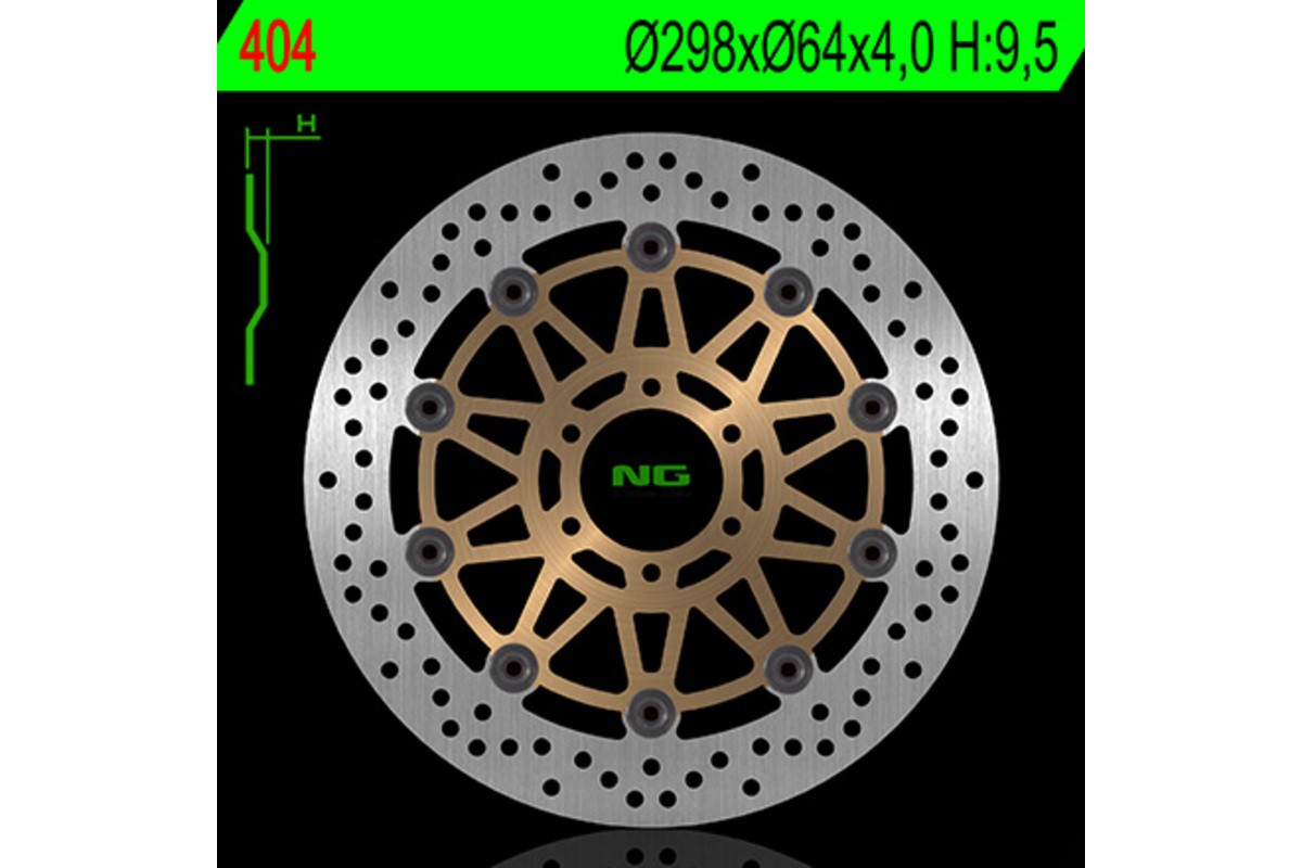 Disque de frein NG BRAKES rond flottant