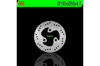Disque de frein NG BRAKES rond fixe